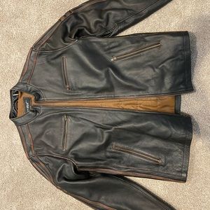 Black Rivet Leather Jacket